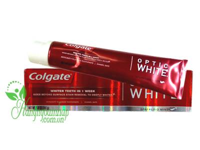 Kem đánh răng Colgate Optic White 141g của Mỹ giá rẻ