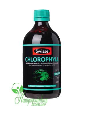 Nước diệp lục Swisse vị bạc hà Chlorophyll Spearmint 500ml