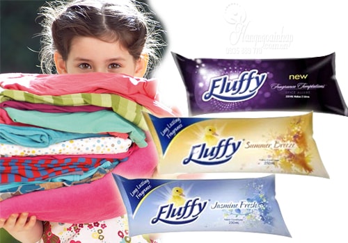 Nước xả vải và làm thơm tủ quần áo Fluffy 250ml của Úc