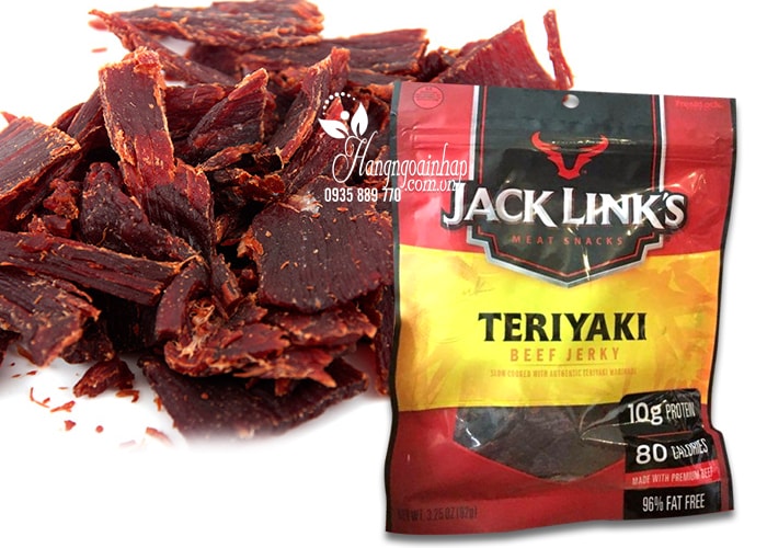 Khô bò Mỹ Jack Link’s Teriyaki Beef Jerky 92g 