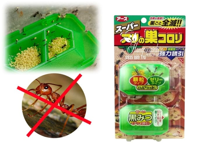 Viên thức ăn diệt kiến super arinosu koroki
