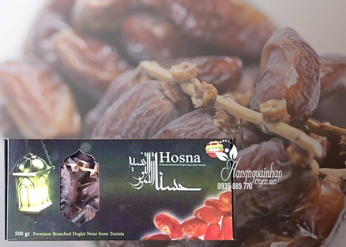 Chà là khô nguyên cành Hosna 500g của Tunisia 