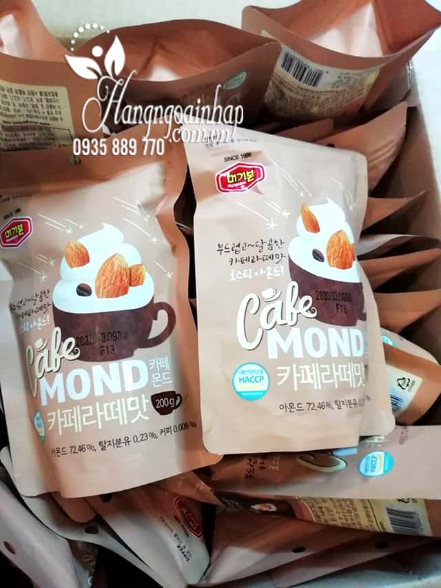 Hạnh nhân Cafe Mond Murgerbon 200g của Hàn Quốc 2
