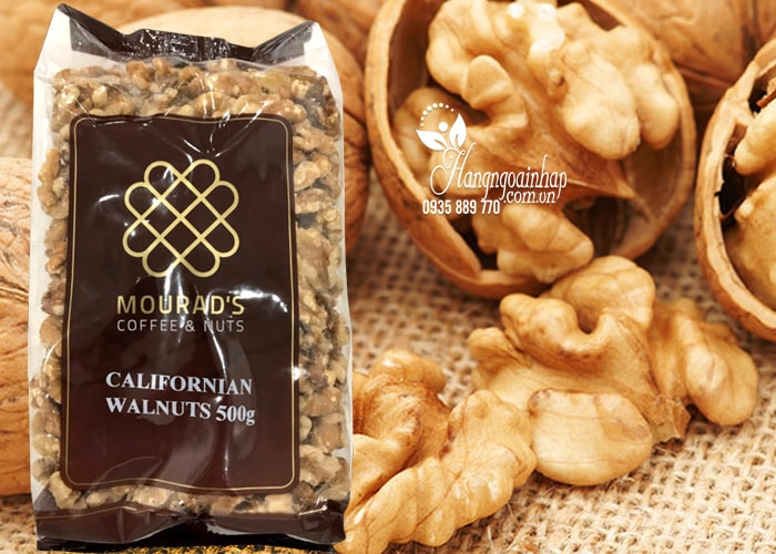 Hạt óc chó Mourad’s Californian Walnuts 500g của Úc