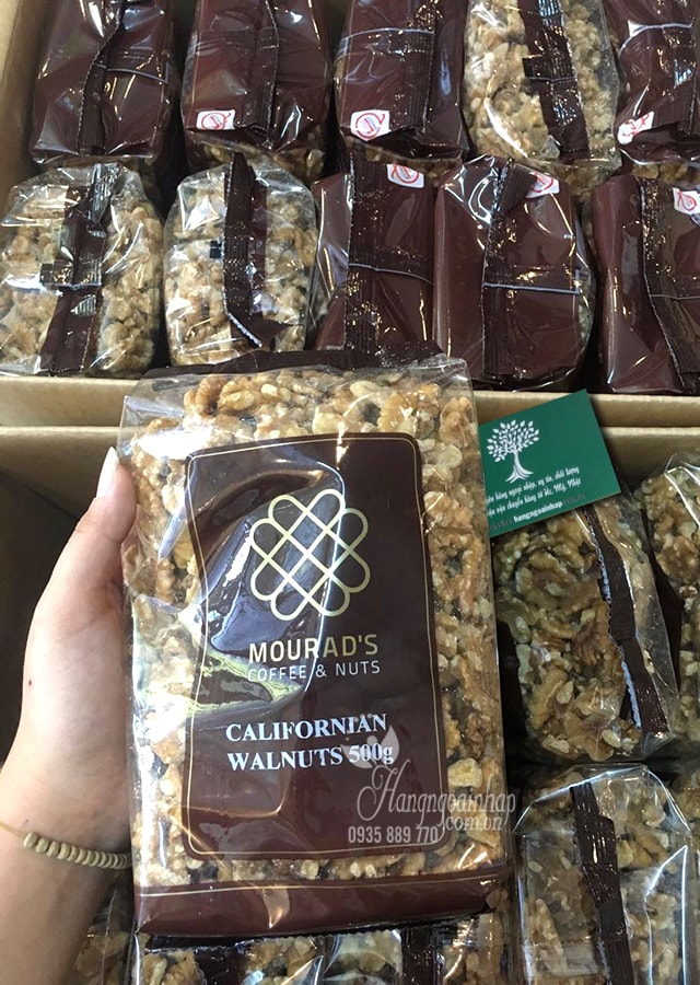 Hạt óc chó Mourad’s Californian Walnuts 500g của Úc