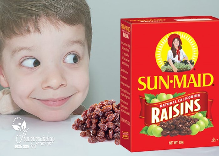 Nho khô Sun Maid Raisins 250g của Mỹ