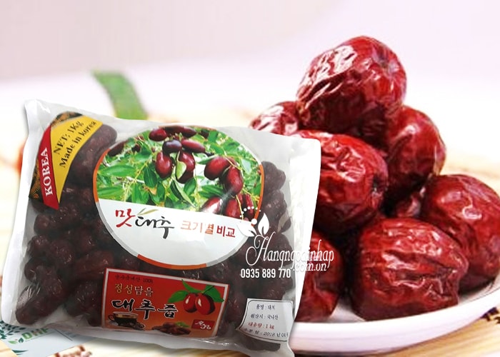 Táo đỏ sấy khô Hàn Quốc 1kg – Nhập khẩu từ Korea