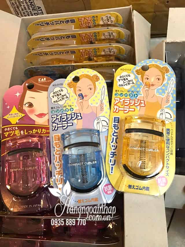 Bấm mi Kai Compact Eyelash Curler của Nhật Bản 5