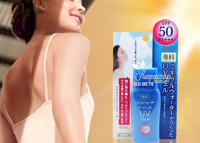 Kem chống nắng Shiseido Mineral Water Senka SPF 50 PA+++ 4