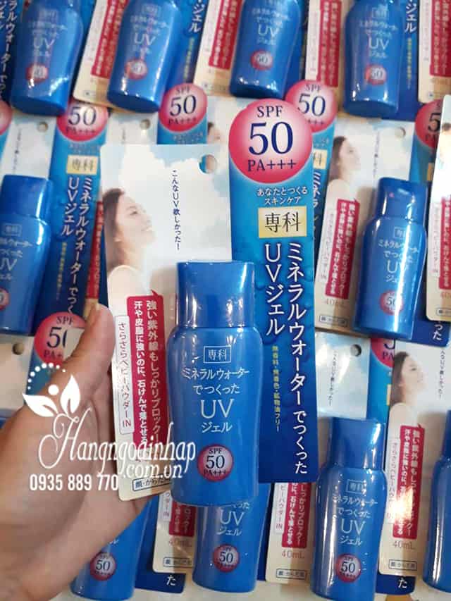Kem chống nắng Shiseido Mineral Water Senka SPF 50 PA+++ 5