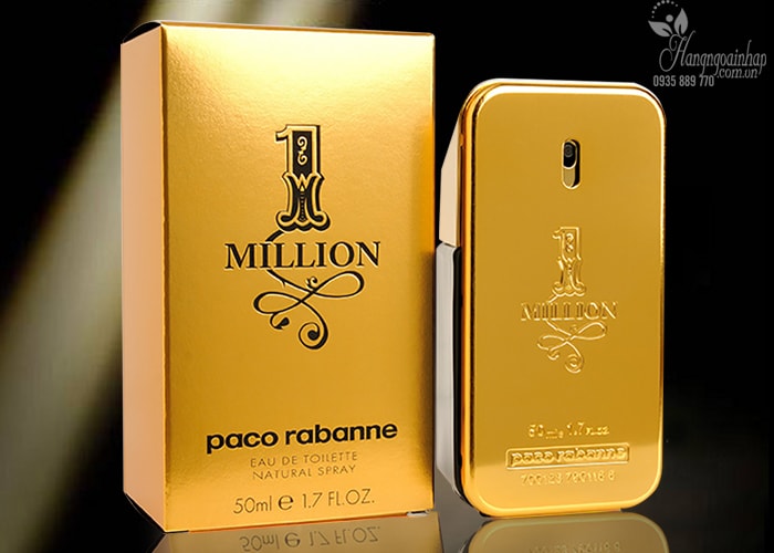 Nước hoa nam 1 Million Paco Rabanne EDT 50ml của Pháp