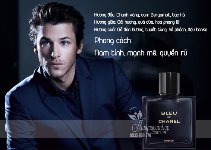 Nước hoa nam Bleu De Chanel Parfum Pour Homme 100ml  EVA
