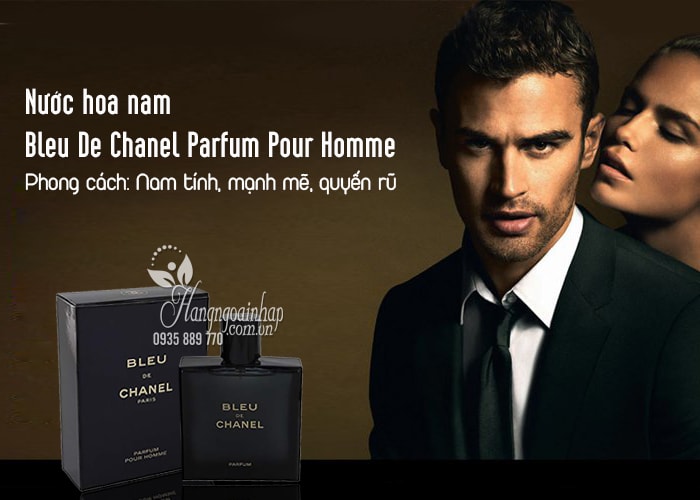 Nước hoa nam Bleu De Chanel Parfum Pour Homme 100ml Pháp 3