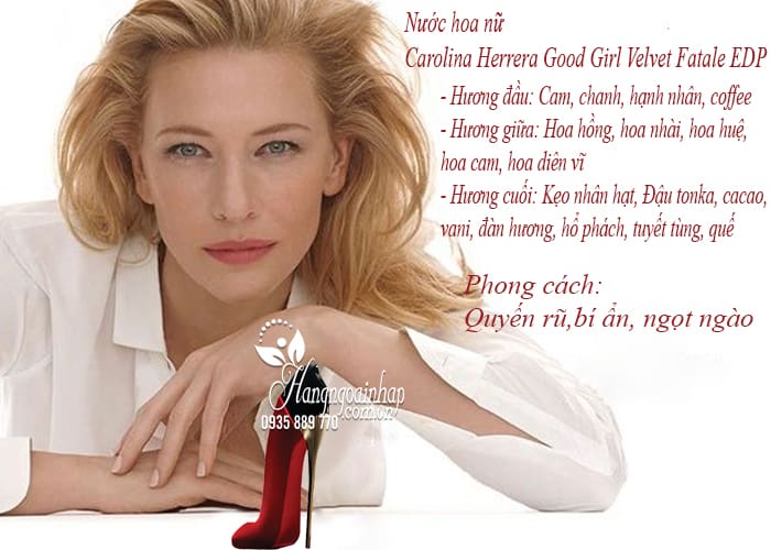 Nước hoa nữ Carolina Herrera Good Girl Velvet Fatale EDP 80ml 2