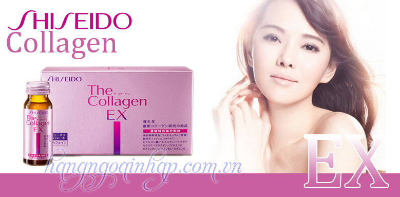 Collagen Shiseido EX dạng nước uống - 10 lọ 50ml- Nhật Bản