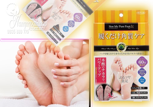 Túi ủ bong da chết bàn chân New My Pure Foot của Nhật Bản