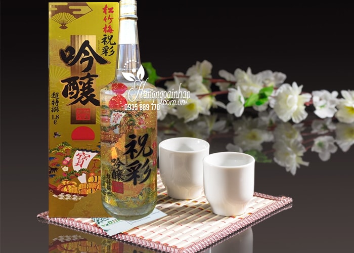 Rượu Sake vẩy vàng Takara Shozu 1,8 lít Nhật Bản 