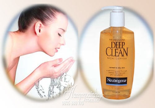 Sửa Rửa Mặt Dạng Gel Neutrogena Deep Clean Facial Cleanser 200ml Của Mỹ