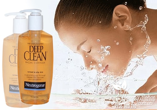 Sửa Rửa Mặt Dạng Gel Neutrogena Deep Clean Facial Cleanser 200ml Của Mỹ