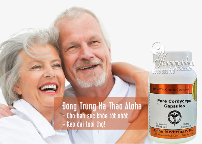 Đông Trùng Hạ Thảo Aloha 90 Viên Của Mỹ 3