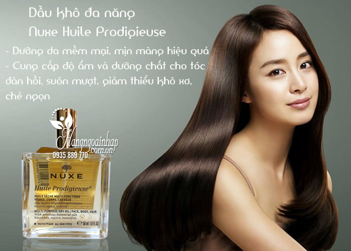 Dầu khô đa năng Nuxe Huile Prodigieuse 50ml của Pháp 3