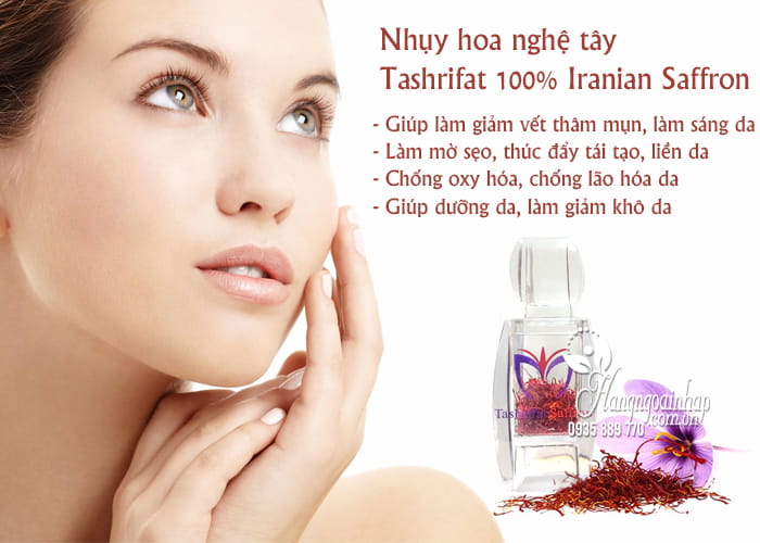 Nhụy hoa nghệ tây Tashrifat 100% Iranian Saffron chính hãng112