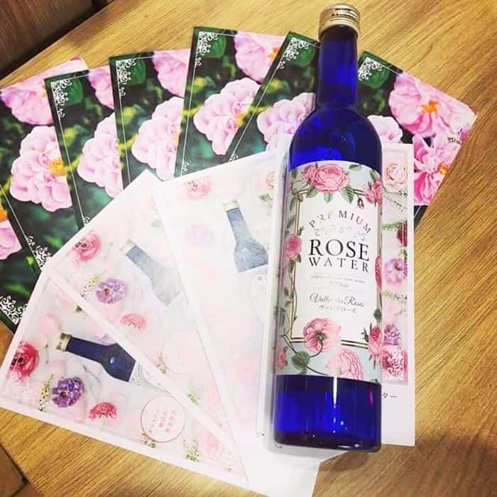 Nước uống hàm hương tinh chất hoa hồng Premium Rose Water 500ml chính hãng 