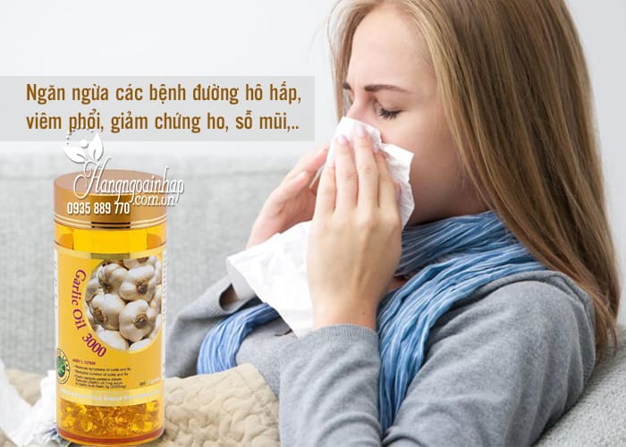 Tinh dầu tỏi Garlic Oil 3000mg Spring Leaf 365 viên của Úc 1