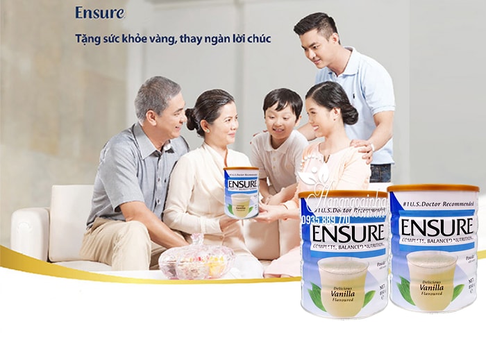 Sữa bột Ensure Complete Balanced Nutrition 850g của Singapore