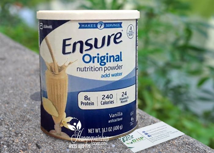 Sữa bột Ensure Original Nutrition Powder hộp 400g của Mỹ 1