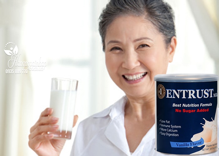 Sữa bột không đường Entrust Milk Hộp 400g 