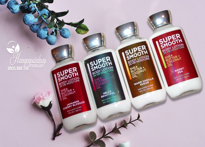 Dưỡng thể Bath and Body Works Super Smooth 236ml của Mỹ