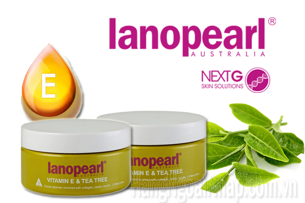 Sửa Rửa Mặt Tinh Chất Trà Xanh  Và Vitamin E Lanopearl Của Úc