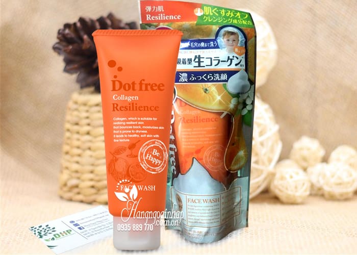 Sữa rửa mặt Collagen tươi Dotfree Resilience Face Wash 100g  1