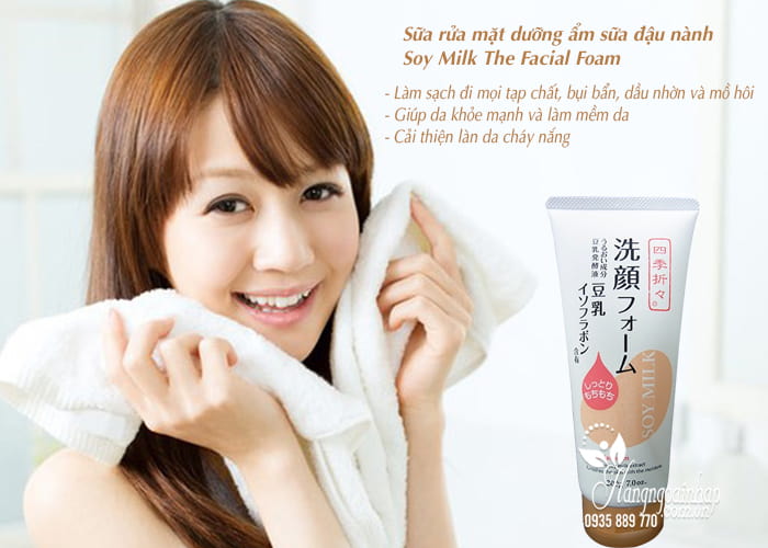 Sữa rửa mặt dưỡng ẩm sữa đậu nành Soy Milk The Facial Foam 3