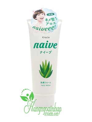 Sữa rửa mặt Kracie Naive Face Wash 130g của Nhật Bản