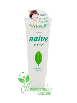 Sữa rửa mặt Kracie Naive Face Wash 130g của Nhật Bản