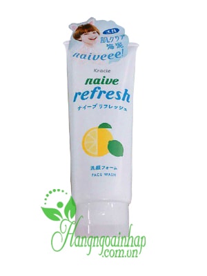 Sữa rửa mặt Kracie Naive Face Wash 130g của Nhật Bản