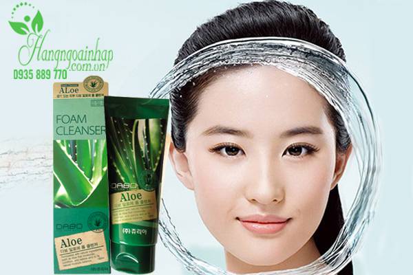 Sữa rửa mặt lô hội Hàn Quốc cao cấp Dabo Aloe Foam Cleanser 