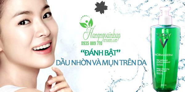 sữa rửa mặt vichy cho da dầu