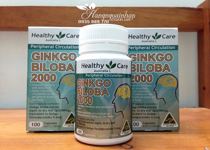 Thuốc bổ não Healthy Care Ginkgo Biloba 2000mg 100 viên của Úc (3)