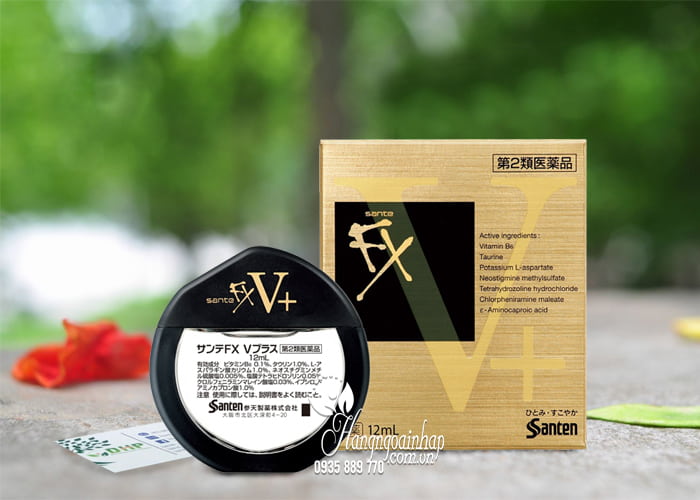 Thuốc nhỏ mắt Santen FX vàng 12ml chính hãng Nhật Bản 1