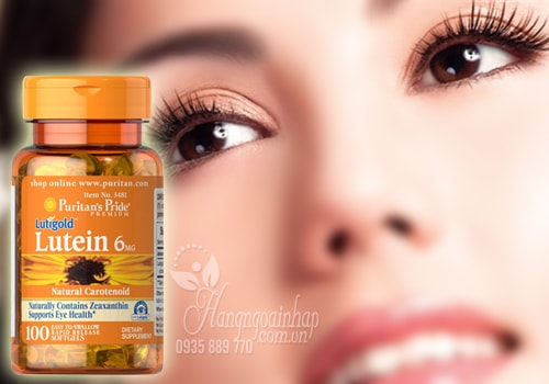 Viên uống bổ mắt Puritan's Pride Lutigold Lutein 6mg 100 viên của Mỹ