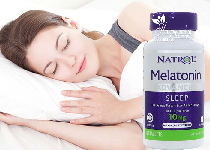 Natrol Melatonin 10mg của Mỹ 60 viên – Hỗ trợ điều trị bệnh mất ngủ 1