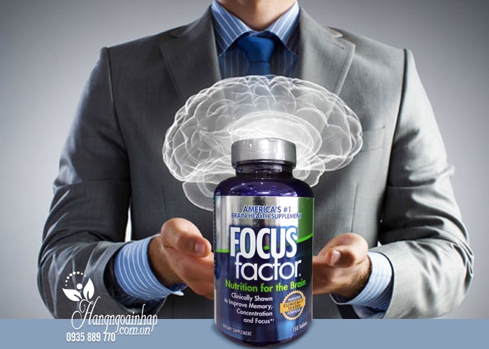Viên Uống bổ não tăng cường trí nhớ giảm stress Focus Factor 150 viên của mỹ