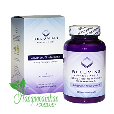 Viên Uống Trắng Da Relumins Advance White 1650mg Của Mỹ