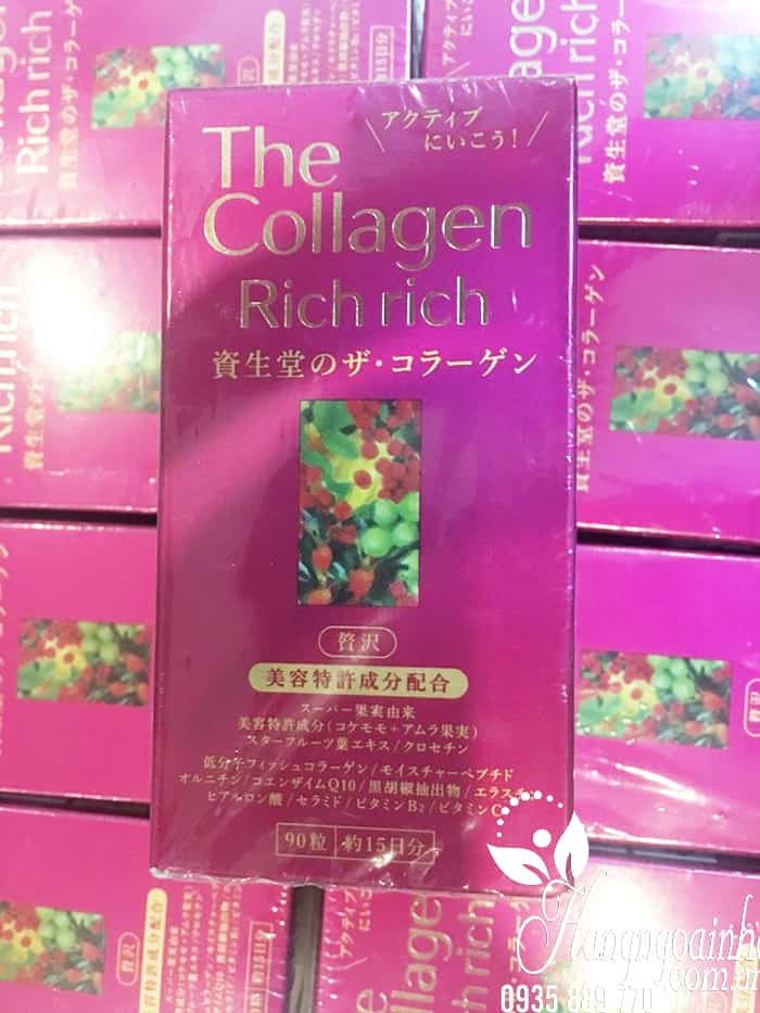 The Collagen Rich Rich Shiseido  dạng viên của Nhật