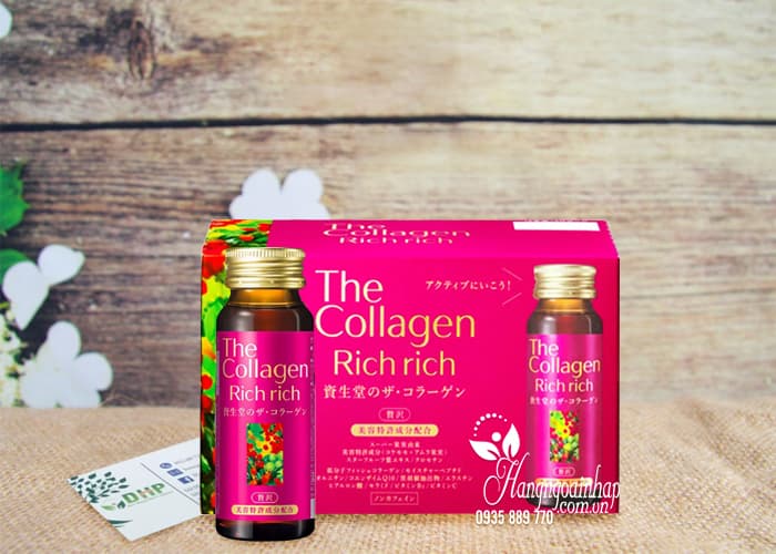 The Collagen Rich Rich Shiseido, Collagen dạng nước của Nhật 1