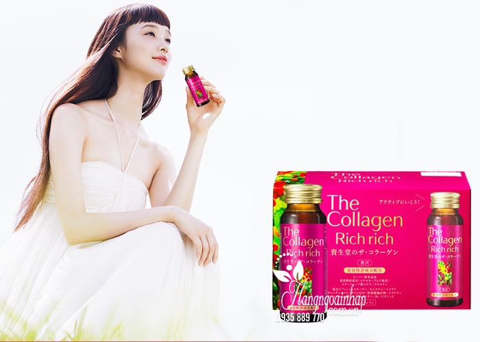 The Collagen Rich Rich Shiseido, Collagen dạng nước của Nhật 4