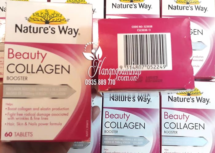 Viên uống đẹp da Beauty Collagen Natures Way 60 viên của Úc 3